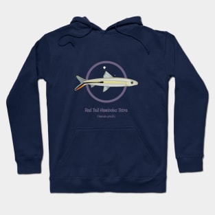 Red Tail Hemiodus Tetra Hoodie